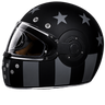 D.O.T. & ECE Daytona Retro Full Face Motorcycle Helmet: Vintage Style for Men, Women, & Youth - W/ Captain America Stealth