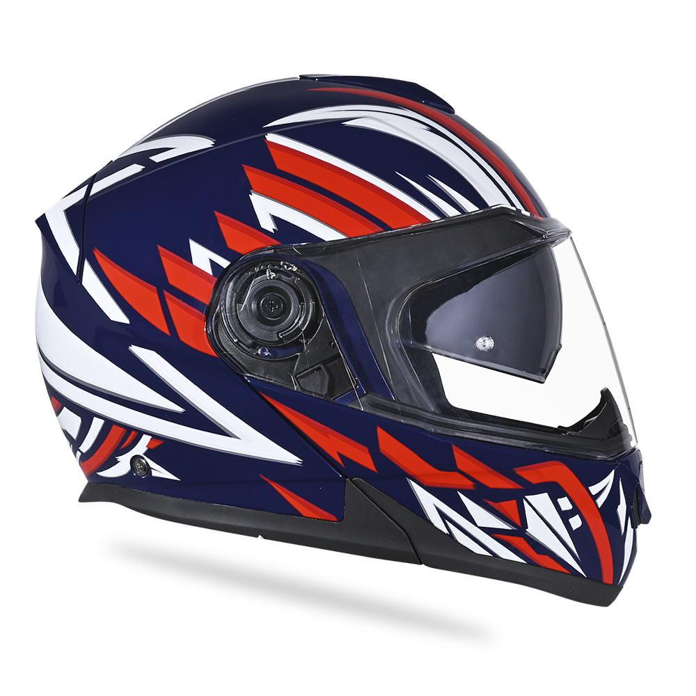Daytona Glide Modular Motorcycle Helmet - DOT Approved, Bluetooth Ready, Dual Visor, Men/Women/Youth - W/ Liberty