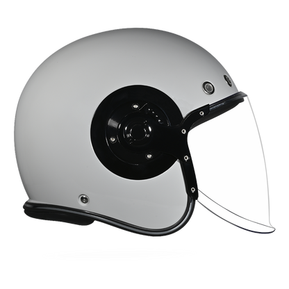 Color - Grey - D.O.T. & ECE Daytona Retro Jet- Cool Grey