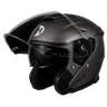 D.O.T. & ECE Daytona Spyder Jet- Gun Metal Grey Dull Metallic