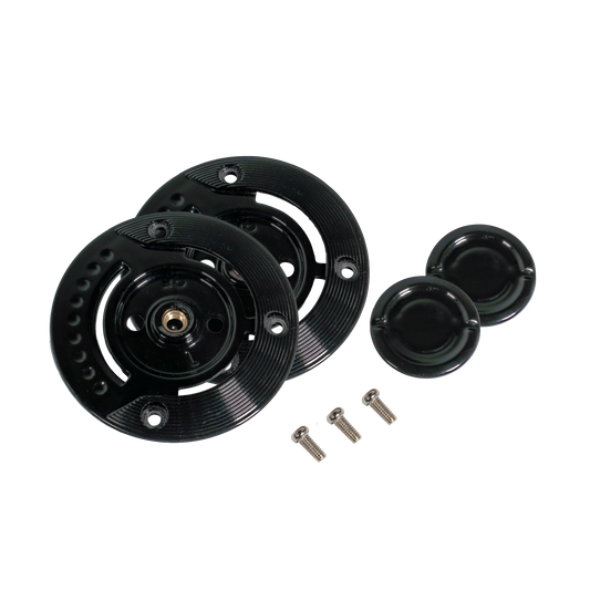 Color - DULL BLACK - SPARE- RETRO SHIELD COVER HARDWARE