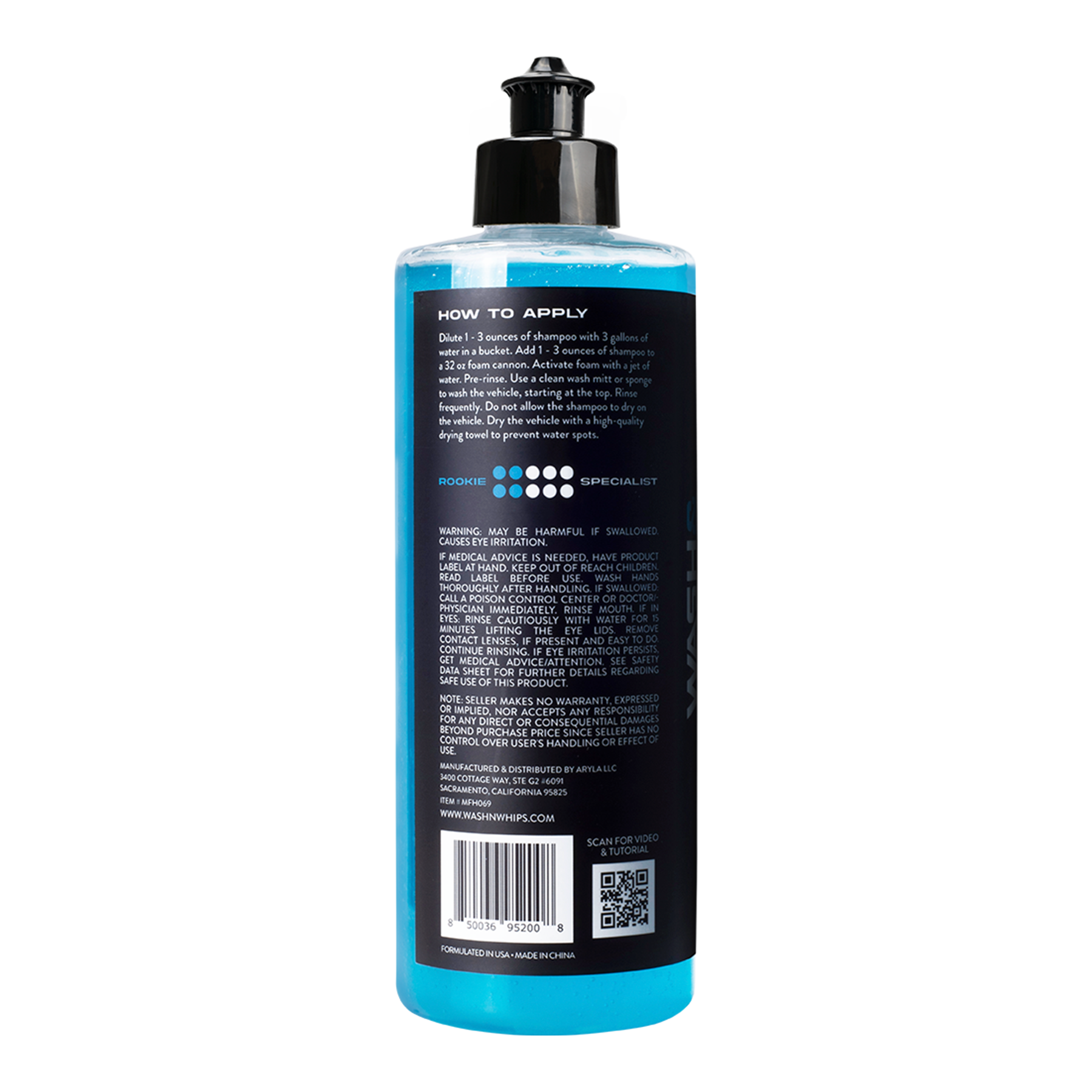 Color - Default - WASH&WHIPS Silverstone Car Wash Shampoo