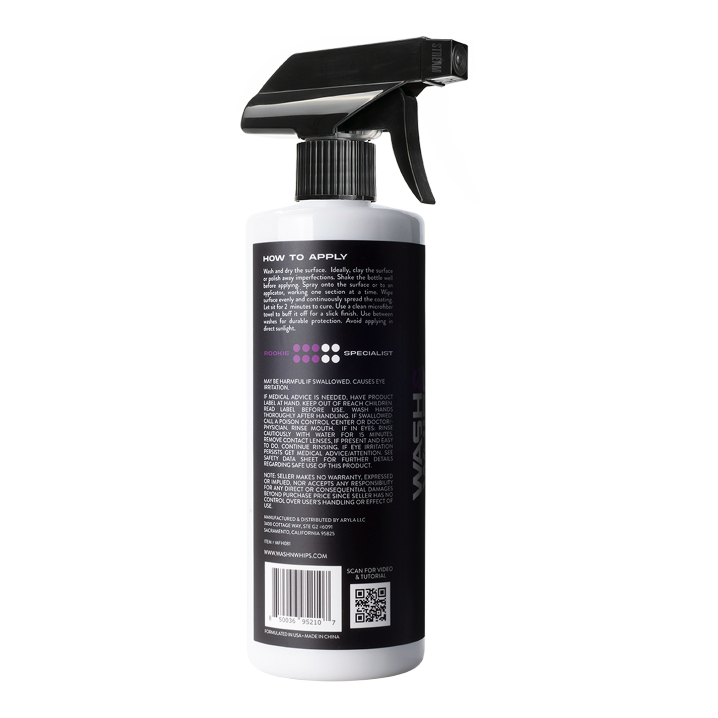 Color - Default - WASH&WHIPS Sonoma Ceramic Finishing Coating Spray - 9H