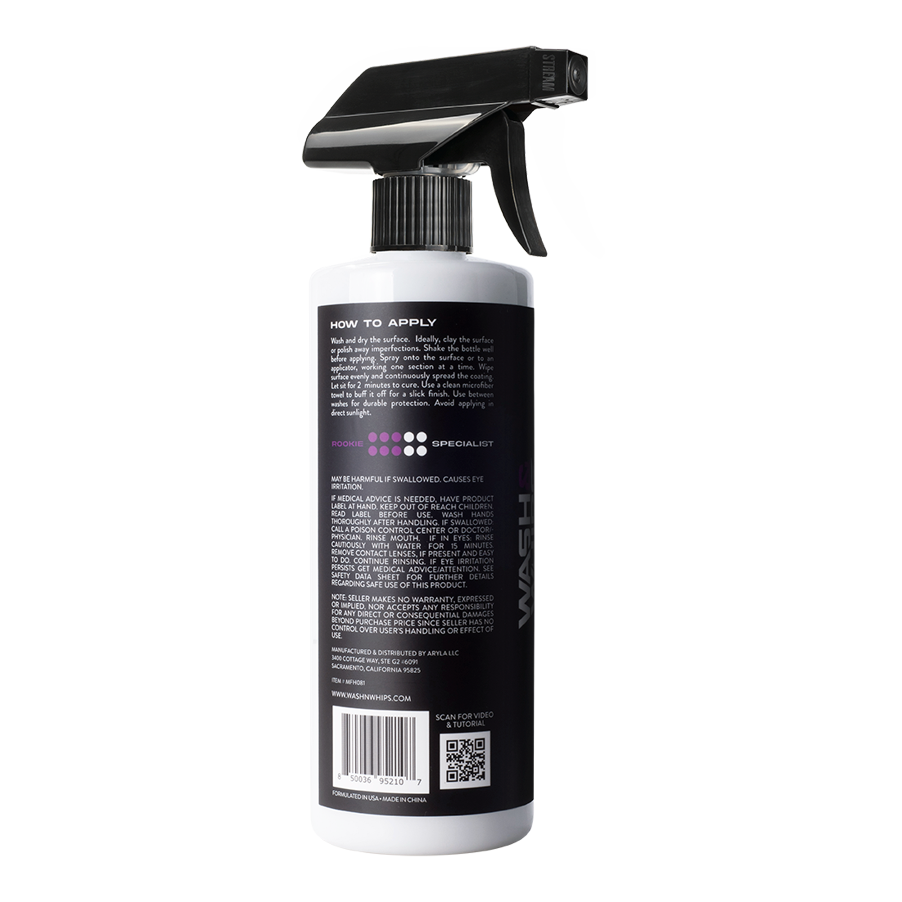 Color - Default - WASH&WHIPS Sonoma Ceramic Finishing Coating Spray - 9H