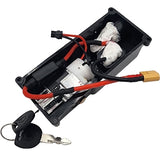 MotoTec 700w Trike Battery Cover with Flat Fuse & Key