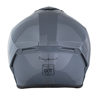 Color - Grey - D.O.T. & ECE Daytona Viper- Arctic Grey