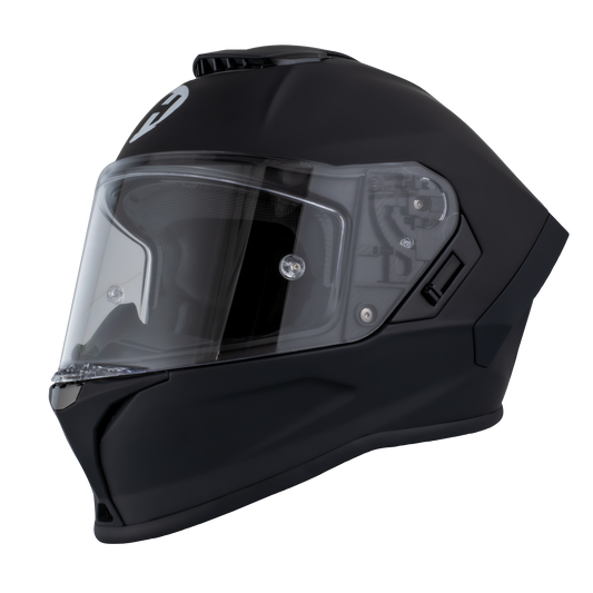 Color - Black - D.O.T. & ECE Daytona Viper- Dull Black