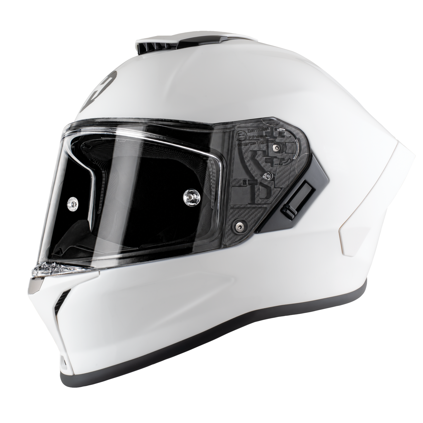 D.O.T. & ECE Daytona Viper- Hi-Gloss White