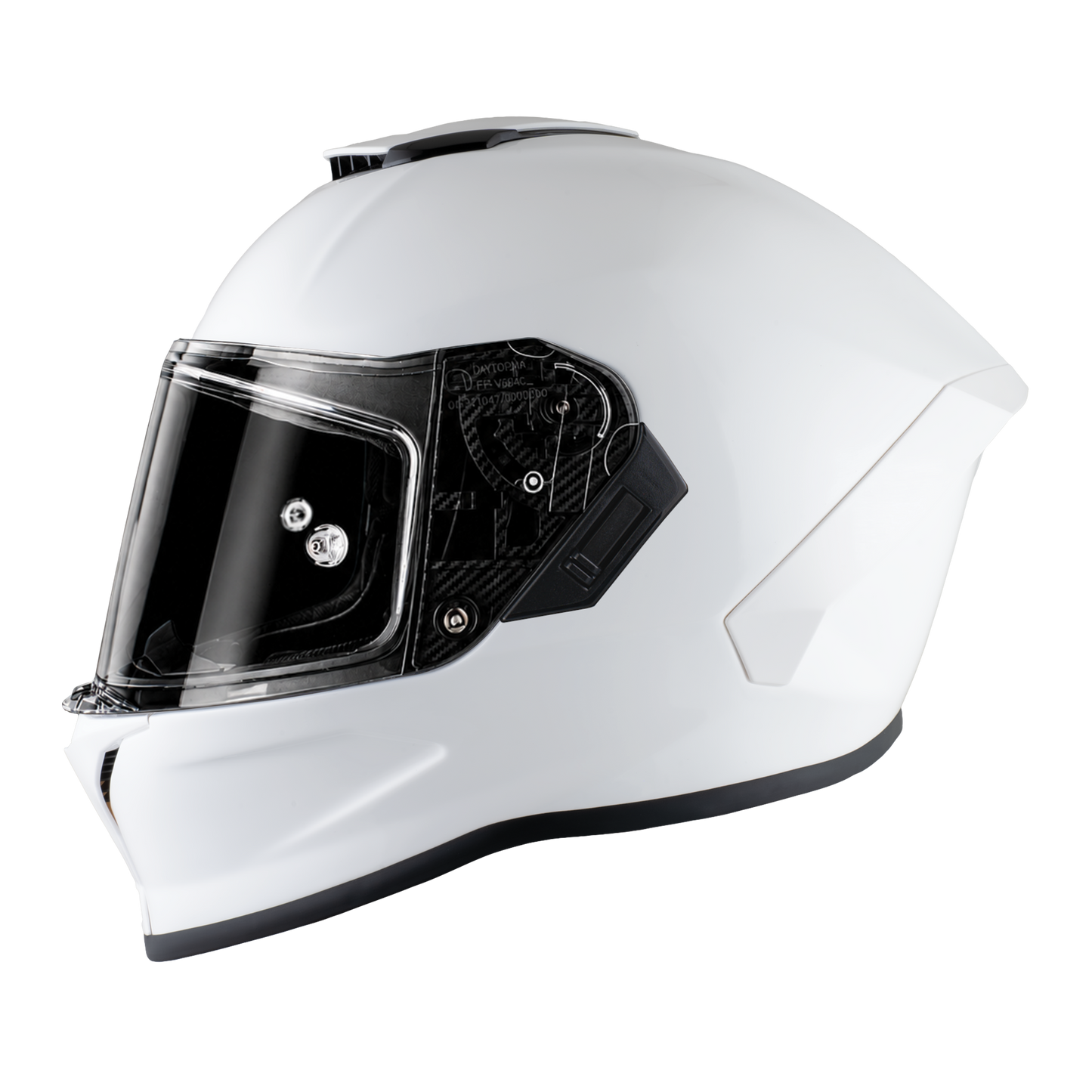 D.O.T. & ECE Daytona Viper- Hi-Gloss White