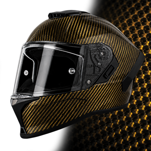 D.O.T. & ECE Daytona Viper- Gold Carbon Fiber