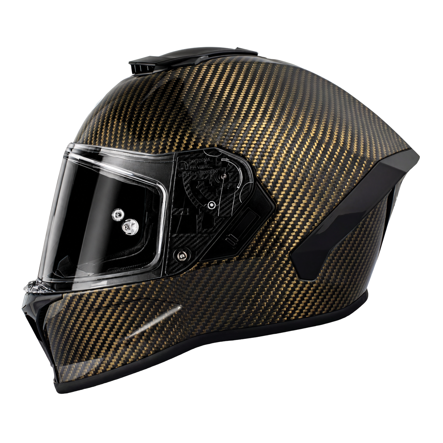 D.O.T. & ECE Daytona Viper- Gold Carbon Fiber