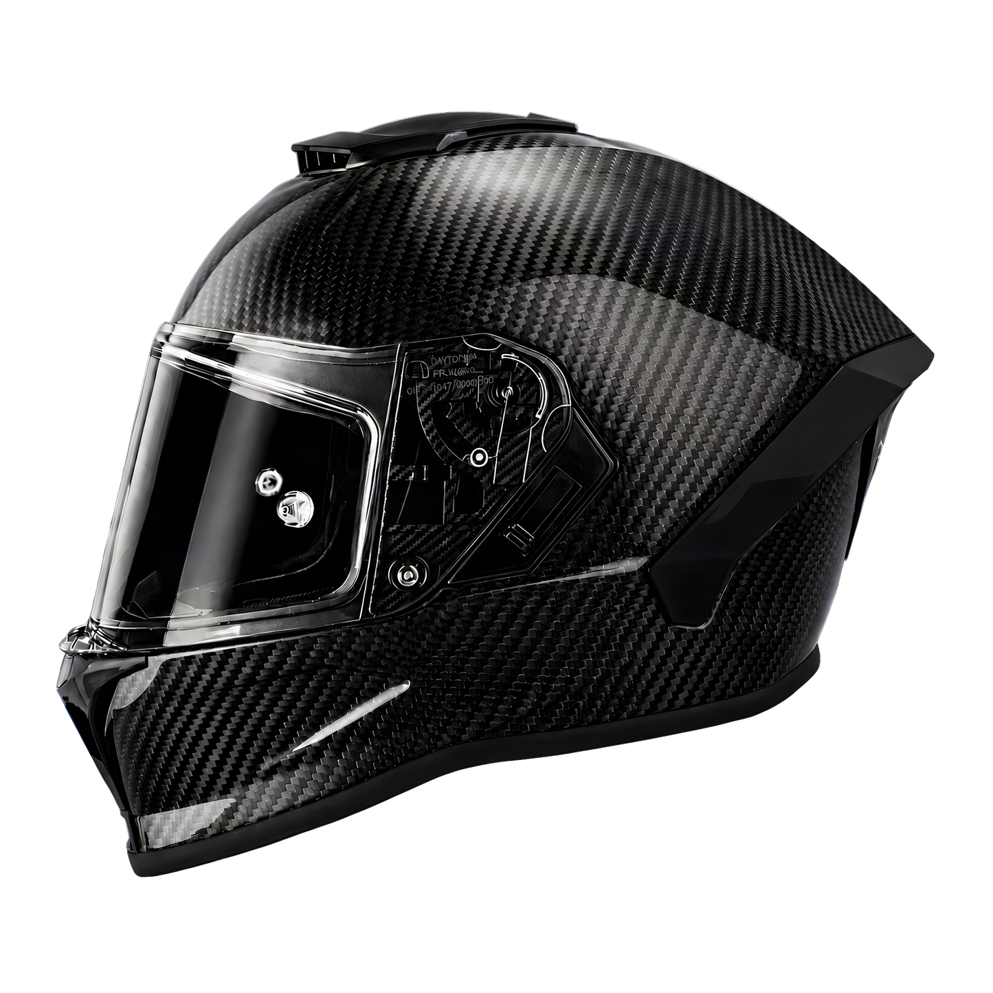 D.O.T. & ECE Daytona Viper- Grey Carbon Fiber