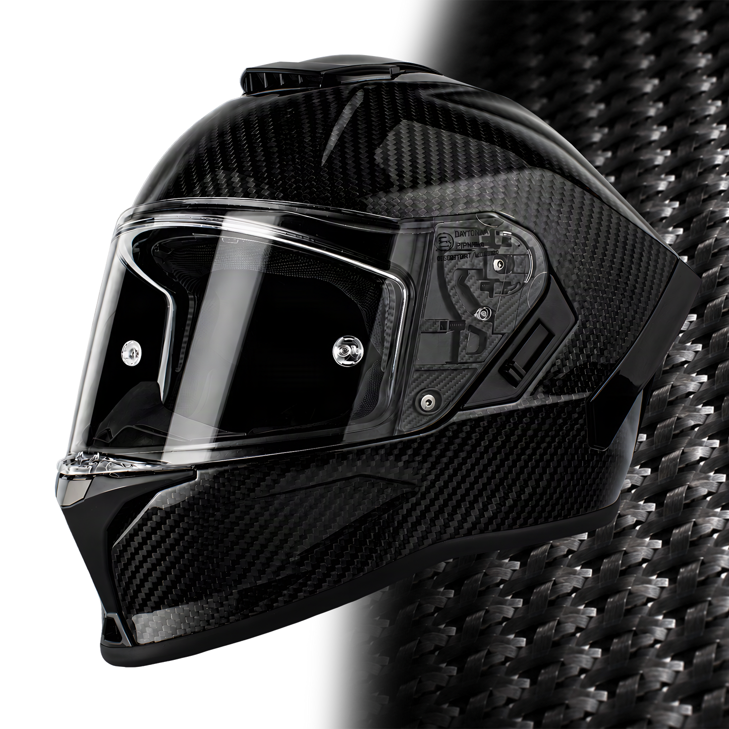 D.O.T. & ECE Daytona Viper- Grey Carbon Fiber