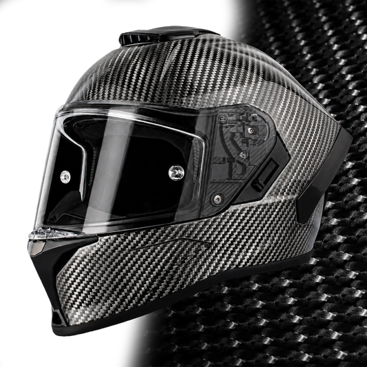 D.O.T. & ECE Daytona Viper- Silver Carbon Fiber