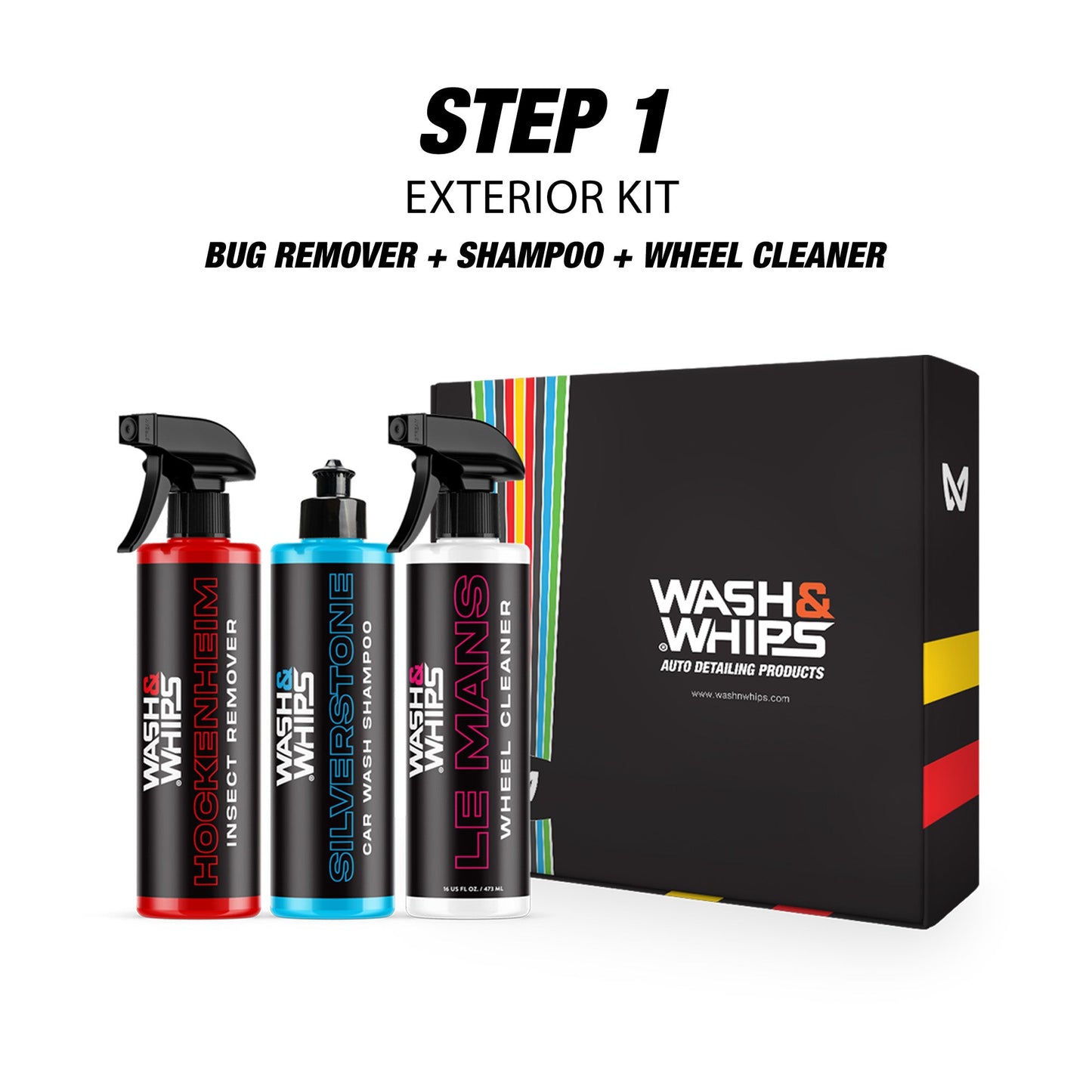 Color - Default - WASH&WHIPS WASH - Exterior Car Wash Kit (Step 1)