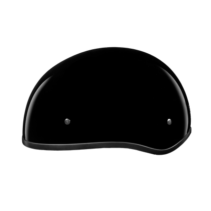 Color - Gloss - DOT Approved Daytona Skull Cap Half Shell Motorcycle Helmet - Beanie Style for Motorcycles, Cruisers, Scooters, and Mopeds W/O Visor- Hi-Gloss Black