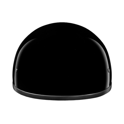 Color - Gloss - DOT Approved Daytona Skull Cap Half Shell Motorcycle Helmet - Beanie Style for Motorcycles, Cruisers, Scooters, and Mopeds W/O Visor- Hi-Gloss Black