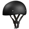 DOT Approved Daytona Skull Cap Half Shell Motorcycle Helmet - Beanie Style for Motorcycles, Cruisers, Scooters, and Mopeds W/O Visor- Dull Black