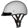 DOT Approved Daytona Skull Cap Half Shell Motorcycle Helmet - Beanie Style for Motorcycles, Cruisers, Scooters, and Mopeds - Pearl White