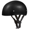 D.O.T. Daytona Skull Cap W/O Visor- Leather Covered