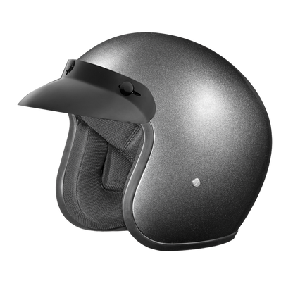 Color - Grey - D.O.T. Daytona Cruiser- Gun Metal Grey Metallic