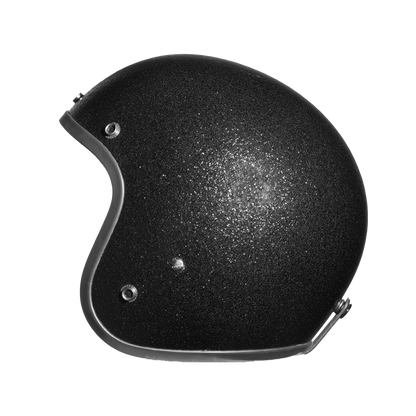 Color - Black - D.O.T. Daytona Cruiser- Black Metal Flake