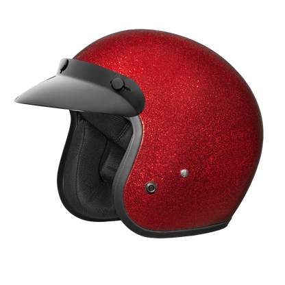 Color - Red - D.O.T. Daytona Cruiser- Red Metal Flake