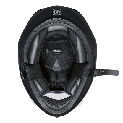 Color - Gloss - Daytona Detour Full Face Motorcycle Helmet - DOT Certified, Dual Visor, Street Bike Helmet, Men/Women/Youth - Hi-Gloss Black