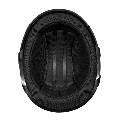 Color - Black - D.O.T. Daytona Skull Cap W/ Inner Shield- Dull Black