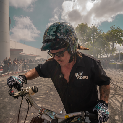 Color - Default - DOT Approved Daytona Cruiser Open Face Motorcycle Helmet - Men, Women & Youth - With Visor & Graphics - W/ Money