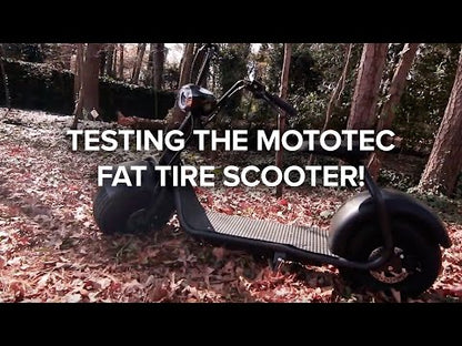MotoTec Fat Tire 60V 18Ah 2000W Lithium Electric Scooter