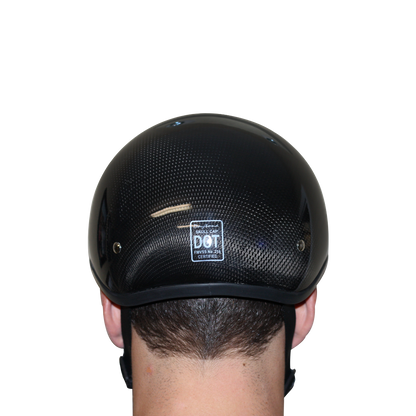 Color - Grey - D.O.T. Daytona Skull Cap- Grey Carbon Fiber