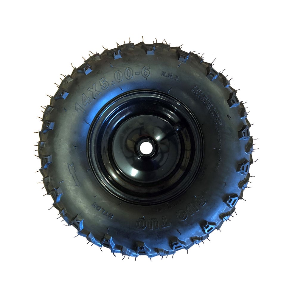Color - Default - MotoTec Mud Monster 1000w/98cc Go Kart Rear Wheel Left