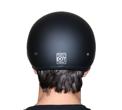 Color - Default - DOT Approved Daytona Motorcycle Half Face Helmet - Skull Cap Graphics for Men & Women, Scooters, ATVs, UTVs & Choppers - W/ Live Fast