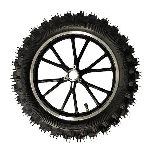 MotoTec 50cc Demon Front Wheel Complete 2.50-10