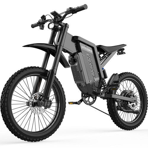 MotoTec MT2 Pro 6000W Electric Bike 60V Grey - View 1