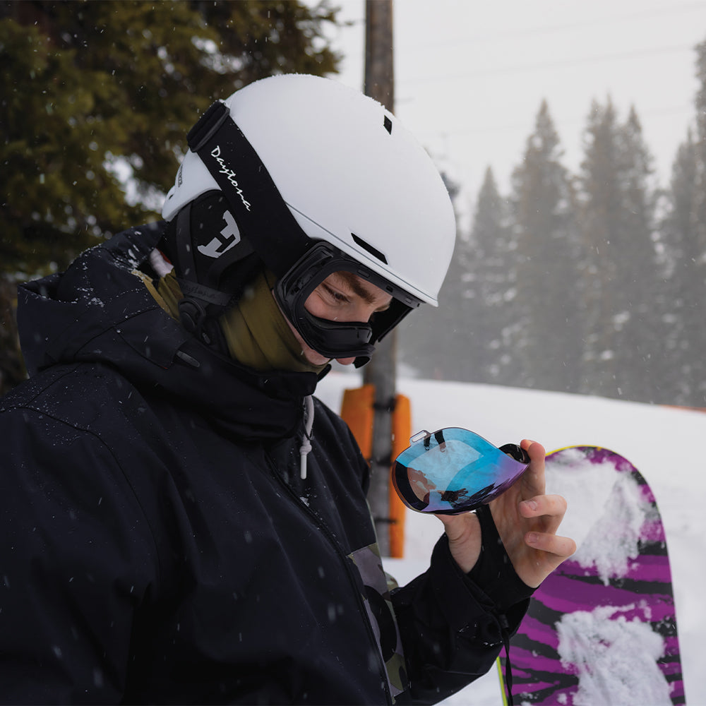 Daytona Snow Goggle Range (Includes 1 x Magnetic Frame, 3 x Magnetic Lens, 1 x Goggles Dust Cover)